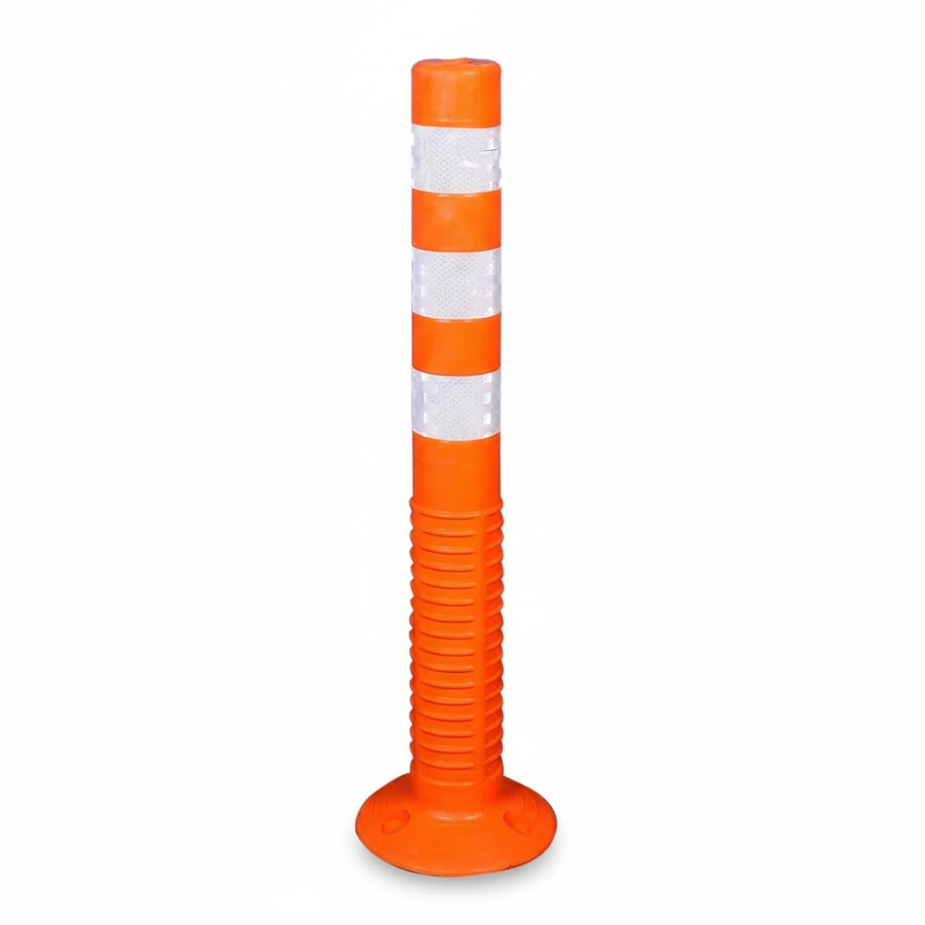 Orange Plastic Flexible Spring Post - Kunplast