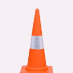 Road Safety Cone DA- 802-815 Rubber Base